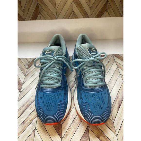 Asics Performance Gel-Nimbus 21 Mesh Running Sneakers Shoes Blue Women's Size 11 - Picture 5 of 11